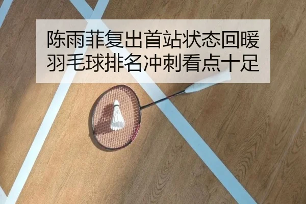 陈雨菲复出首站状态回暖 羽毛球排名冲刺看点十足